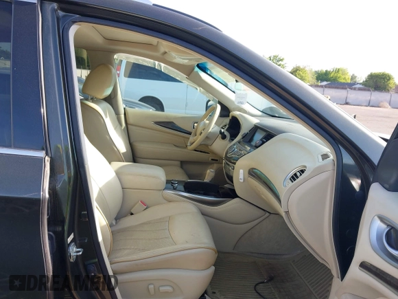 2013 Infiniti JX35 z VIN 5N1AL0MM0DC302090, wystawiony jako IAAI lot #42225621 z przebiegiem 198 767 mil mil oraz . Historia ofert i sprzedaży dostępna na DreamBid. Obrazek 5.
