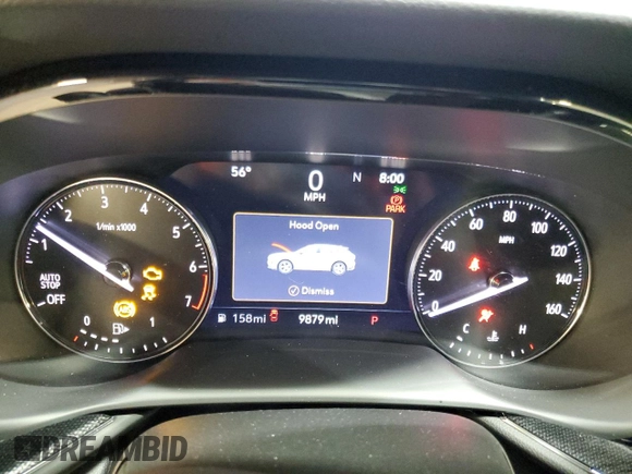 2023 Buick Envision Essence with VIN LRBFZPR42PD188553, listed as a Copart auction lot 49478065 with 9,879 mi miles and Salvage Title. Bid and sale history available at carsss.com. Image 9.
