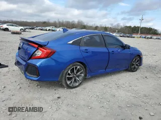 2019 Honda Civic Si with VIN 2HGFC1E50KH707353, listed as a Copart auction lot 44366635 with Not Provided miles and Salvage Title. Bid and sale history available at DreamBid. Image 3.