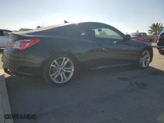 2011 Hyundai Genesis Coupe Track with VIN KMHHU6KH1BU060941, listed as a Copart auction lot 88751805 with 74,761 mi miles and Salvage Title. Bid and sale history available at carsss.com. Image 3.