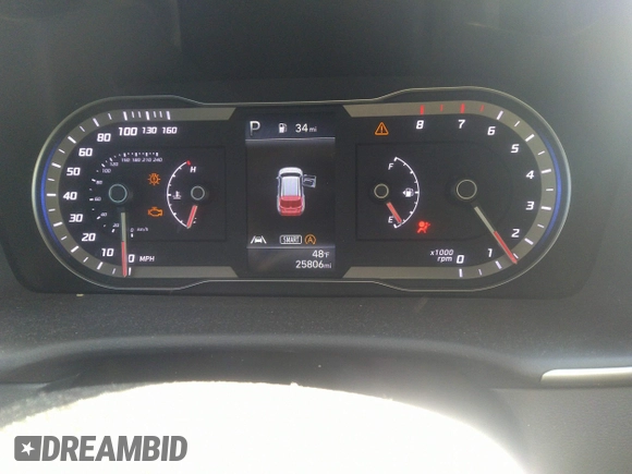 2023 Hyundai Tucson SEL with VIN 5NMJBCAEXPH226213, listed as a IAAI auction lot 40904544 with 25,806 mi miles. Bid and sale history available at carsss.com. Image 7.