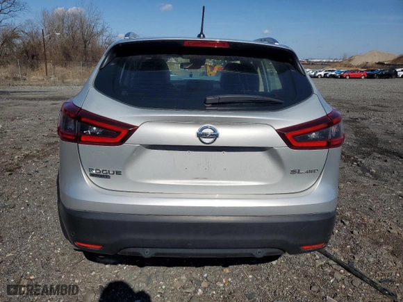 2021 Nissan Rogue Sport SL with VIN JN1BJ1CW7MW441965, listed as a Copart auction lot 50681445 with 24,840 mi miles and Salvage Title. Bid and sale history available at carsss.com. Image 6.
