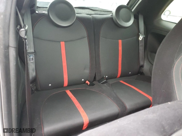 2015 FIAT 500 Abarth with VIN 3C3CFFFH8FT545214, listed as a Copart auction lot 45990335 with 65,964 mi miles and Salvage Title. Bid and sale history available at carsss.com. Image 10.