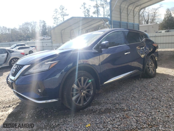 2021 Nissan Murano SV with VIN 5N1AZ2BJ0MC119758, listed as a Copart auction lot 87642715 with 85,894 mi miles and Salvage Title. Bid and sale history available at carsss.com. Image 1.
