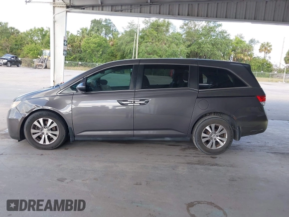 2016 Honda Odyssey EX-L with VIN 5FNRL5H69GB043574, listed as a IAAI auction lot 42166972 with 116,240 mi miles and . Bid and sale history available at DreamBid. Image 14.