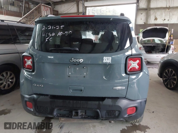 2018 Jeep Renegade Latitude with VIN ZACCJBBB4JPH17324, listed as a IAAI auction lot 41759625 with 115,341 mi miles and . Bid and sale history available at DreamBid. Image 15.