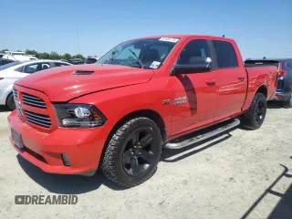 2014 Ram 1500 Sport with VIN 1C6RR7MT4ES120381, listed as a Copart auction lot 57456175 with 208,617 mi miles and Salvage title. Bid and sale history available at DreamBid. Image 1.