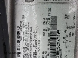 2010 Lincoln MKZ with VIN 3LNHL2GC2AR754598, listed as a Copart auction lot 43327315 with 91,874 mi miles and Salvage title. Bid and sale history available at DreamBid. Image 14.