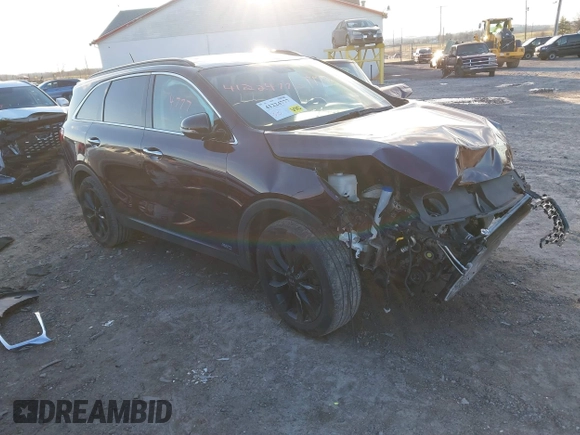 2020 Kia Sorento LX V6 with VIN 5XYPGDA55LG694789, listed as a IAAI auction lot 41224777 with 50,121 mi miles. Bid and sale history available at carsss.com. Image 1.