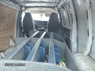 2010 Chevrolet Express Cargo Van with VIN 1GCUGADX3A1128464, listed as a Copart auction lot 83907624 with 318,868 mi miles and Salvage Title. Bid and sale history available at carsss.com. Image 10.