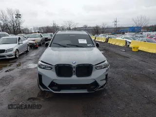 2024 BMW X3 M with VIN 5YM13EC00R9W09223, listed as a IAAI auction lot 41836853 with 11,389 mi miles. Bid and sale history available at carsss.com. Image 12.