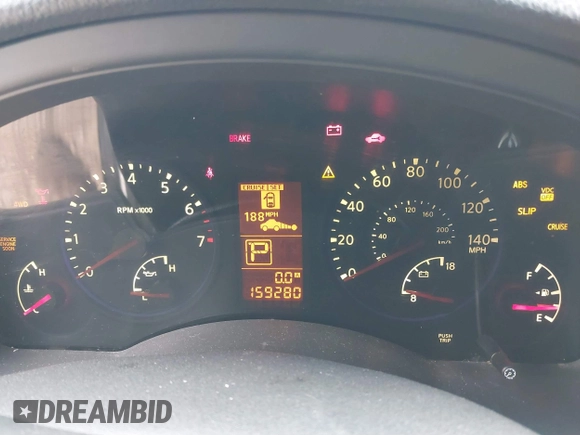 2008 Infiniti QX56 with VIN 5N3AA08C58N903066, listed as a IAAI auction lot 41913494 with 159,280 mi miles. Bid and sale history available at carsss.com. Image 7.