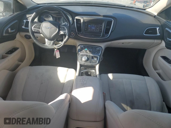 2015 Chrysler 200 Limited with VIN 1C3CCCAB9FN747683, listed as a Copart auction lot 54752485 with 187,495 mi miles and Salvage Title. Bid and sale history available at carsss.com. Image 8.