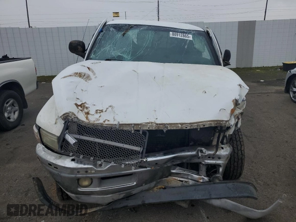 1999 Dodge Ram 2500 with VIN 1B7KF23W1XJ606382, listed as a Copart auction lot 88912865 with 0 mi miles and Clean Title. Bid and sale history available at carsss.com. Image 5.