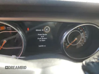 2021 Jeep Wrangler Unlimited Willys with VIN 1C4HJXDM8MW530712, listed as a Copart auction lot 54873175 with 54,598 mi miles and Salvage Title. Bid and sale history available at DreamBid. Image 9.