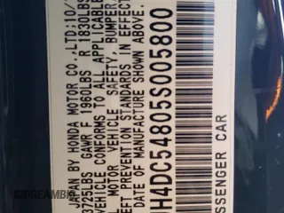 2005 Acura RSX with VIN JH4DC54805S005800, listed as a Copart auction lot 73485414 with 215,103 mi miles and Salvage Title. Bid and sale history available at carsss.com. Image 12.