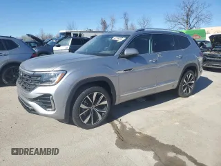 2025 Volkswagen Atlas SEL Premium R-Line z VIN 1V2FR2CA4SC502316, wystawiony jako Copart lot #44755815 z przebiegiem Nie podano mil oraz Szkoda całkowita • Salvage title. Historia ofert i sprzedaży dostępna na DreamBid. Obrazek 1.