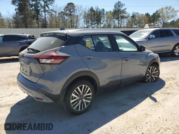 2024 Nissan Kicks SV with VIN 3N1CP5CV8RL475833, listed as a Copart auction lot 49417405 with 14,040 mi miles and Salvage Title. Bid and sale history available at DreamBid. Image 3.
