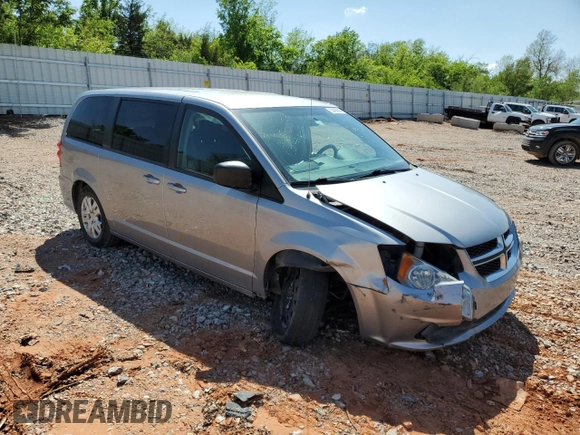 2018 Dodge Grand Caravan SE Plus with VIN 2C4RDGBG9JR176504, listed as a Copart auction lot 53488885 with 95,039 mi miles and Salvage Title. Bid and sale history available at DreamBid. Image 4.