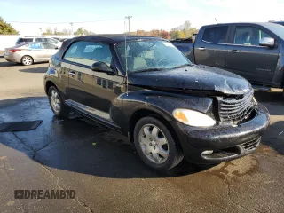 2005 Chrysler PT Cruiser Touring with VIN 3C3EY55E85T301789, listed as a Copart auction lot 75744174 with 53,658 mi miles and Salvage Title. Bid and sale history available at DreamBid. Image 4.