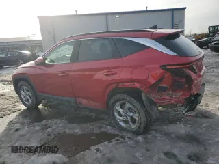 2022 Hyundai Tucson SEL with VIN 5NMJBCAE5NH060342, listed as a Copart auction lot 46814005 with 42,198 mi miles and Salvage Title. Bid and sale history available at carsss.com. Image 2.