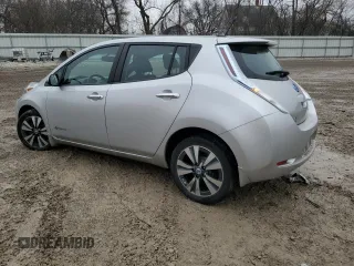 2013 Nissan LEAF S with VIN 1N4AZ0CP4DC402150, listed as a Copart auction lot 47616095 with 97,152 mi miles and Non Repairable. Bid and sale history available at carsss.com. Image 2.