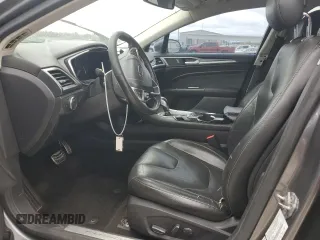 2014 Ford Fusion Titanium with VIN 3FA6P0K94ER331002, listed as a Copart auction lot 49733575 with 208,656 mi miles and Salvage Title. Bid and sale history available at DreamBid. Image 7.