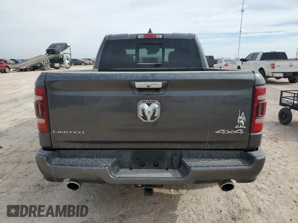 2022 Ram 1500 Limited with VIN 1C6SRFHTXNN384175, listed as a Copart auction lot 76073954 with 18,321 mi miles and Clean title. Bid and sale history available at DreamBid. Image 6.