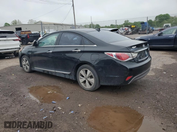 2012 Hyundai Sonata Hybrid with VIN KMHEC4A4XCA031479, listed as a Copart auction lot 55729195 with 175,054 mi miles and Clean Title. Bid and sale history available at DreamBid. Image 2.