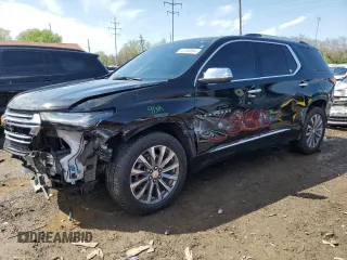2022 Chevrolet Traverse Premier with VIN 1GNERKKW9NJ195517, listed as a Copart auction lot 51283084 with 30,194 mi miles and Salvage Title. Bid and sale history available at carsss.com. Image 1.