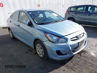 2012 Hyundai Accent GLS with VIN KMHCT4AE4CU073113, listed as a IAAI auction lot 41940314 with 161,934 mi miles. Bid and sale history available at carsss.com. Image 1.