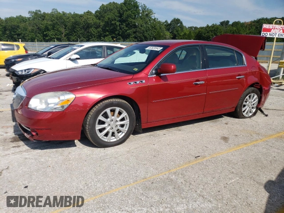 2011 Buick Lucerne CXL with VIN 1G4HC5EM0BU151754, listed as a Copart auction lot 62826543 with 135,035 mi miles and Salvage Title. Bid and sale history available at carsss.com. Image 1.