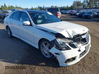 2011 Mercedes-Benz E-Class E 350 Luxury with VIN WDDHF5GB9BA279117, listed as a IAAI auction lot 41934443 with 63,014 mi miles. Bid and sale history available at carsss.com. Image 1.