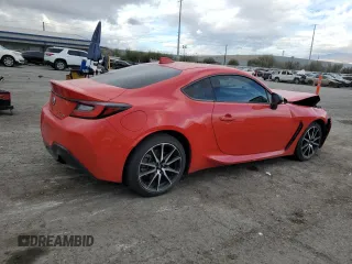 2023 Toyota GR86 with VIN JF1ZNBC14P8756375, listed as a Copart auction lot 82385244 with 56,912 mi miles and Salvage Title. Bid and sale history available at carsss.com. Image 3.