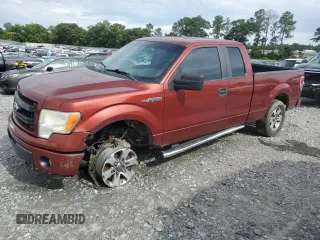2014 Ford F-150 XL with VIN 1FTEX1EM8EKE12083, listed as a Copart auction lot 58368695 with Not provided miles and Salvage title. Bid and sale history available at DreamBid. Image 1.