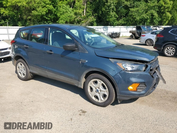 2019 Ford Escape S with VIN 1FMCU0F7XKUB48010, listed as a Copart auction lot 56246225 with 46,265 mi miles and Salvage title. Bid and sale history available at DreamBid. Image 4.