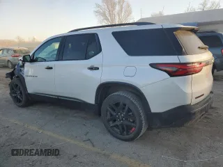 2022 Chevrolet Traverse Premier with VIN 1GNERKKW8NJ177851, listed as a Copart auction lot 85447444 with 80,476 mi miles and Salvage title. Bid and sale history available at DreamBid. Image 2.