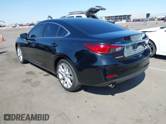 2017 Mazda Mazda6 Touring with VIN JM1GL1V55H1155696, listed as a IAAI auction lot 42003172 with 95,300 mi miles. Bid and sale history available at carsss.com. Image 3.