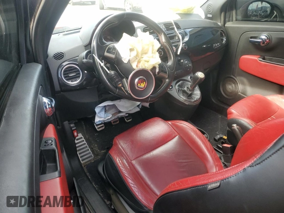 2012 FIAT 500 Abarth z VIN 3C3CFFFH2CT299224, wystawiony jako Copart lot #87739145 z przebiegiem Nie podano mil oraz Szkoda całkowita • Salvage title. Historia ofert i sprzedaży dostępna na DreamBid. Obrazek 8.