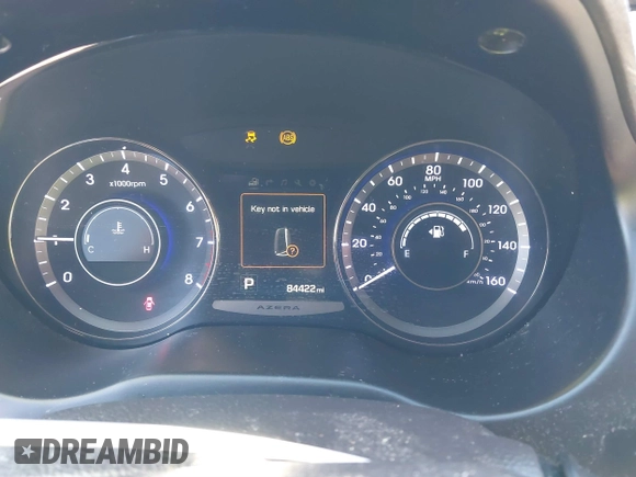 2016 Hyundai Azera with VIN KMHFG4JG1GA559713, listed as a IAAI auction lot 41898503 with 84,422 mi miles and . Bid and sale history available at DreamBid. Image 7.