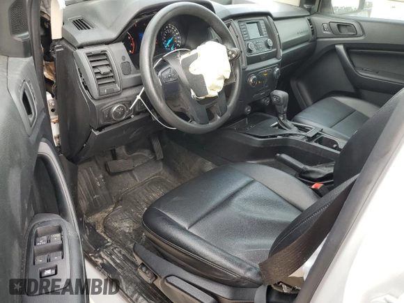 2023 Ford Ranger XL with VIN 1FTER4EH6PLE32375, listed as a Copart auction lot 54883175 with 0 mi miles and Salvage Title. Bid and sale history available at carsss.com. Image 8.