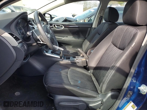2017 Nissan Sentra SV with VIN 3N1AB7AP6HL668647, listed as a Copart auction lot 49869255 with 93,309 mi miles and Salvage Title. Bid and sale history available at DreamBid. Image 7.