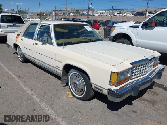 1984 Ford Crown Victoria z VIN 1FABP43F9EZ170457, wystawiony jako IAAI lot #42095730 z przebiegiem 60 839 mil mil oraz . Historia ofert i sprzedaży dostępna na DreamBid. Obrazek 1.