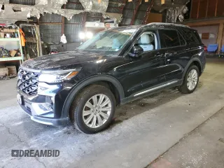 2025 Ford Explorer с VIN 1FMUK8HH0SGA60421, выставлен на аукционе Copart как лот 61981195 с пробегом 8 167 миль миль и Списание • Salvage title. История ставок и продаж доступна на DreamBid. Изображение 1.