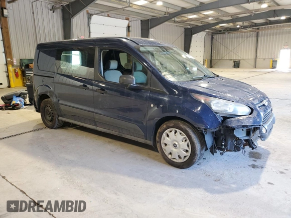 2014 Ford Transit Connect XLT with VIN NM0LE7F71E1156803, listed as a Copart auction lot 63474245 with 348,140 mi miles and Salvage title. Bid and sale history available at DreamBid. Image 4.