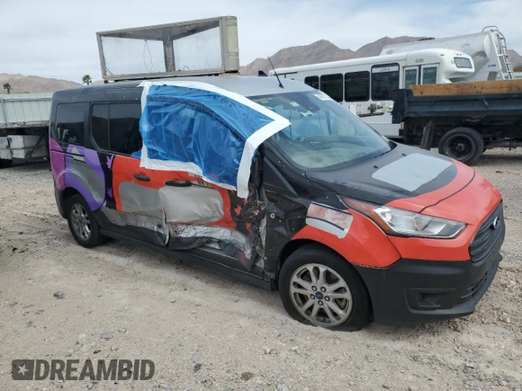 2019 Ford Transit Connect XL z VIN NM0GE9E71K1415462, wystawiony jako Copart lot #49071205 z przebiegiem Nie podano mil oraz Czysty tytuł • Clean title. Historia ofert i sprzedaży dostępna na DreamBid. Obrazek 4.