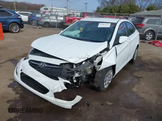 2015 Hyundai Accent GLS with VIN KMHCT4AE5FU805219, listed as a IAAI auction lot 41887922 with 86,909 mi miles. Bid and sale history available at carsss.com. Image 6.