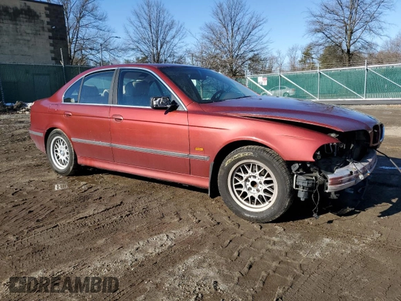 1999 BMW 5 Series 528iA with VIN WBADM6332XBY20915, listed as a Copart auction lot 45206785 with 165,946 mi miles and Salvage Title. Bid and sale history available at carsss.com. Image 4.