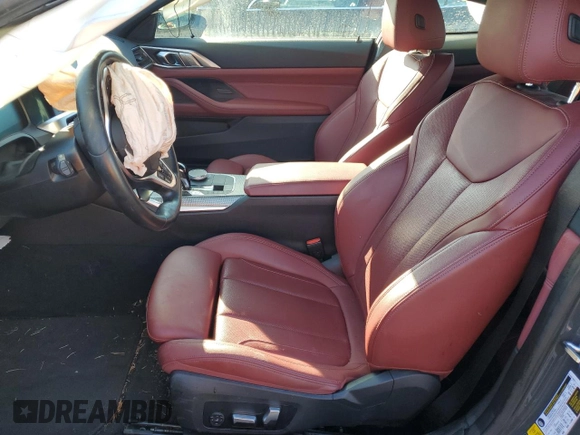 2023 BMW 4 Series 430i xDrive with VIN WBA73AP08PCL34512, listed as a Copart auction lot 43389455 with Not provided miles and Clean title. Bid and sale history available at DreamBid. Image 7.