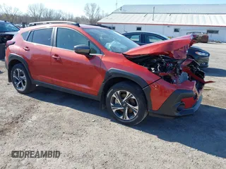 2024 Subaru Crosstrek Premium with VIN JF2GUADC5RH334098, listed as a IAAI auction lot 41957016 with 10,115 mi miles and . Bid and sale history available at DreamBid. Image 1.